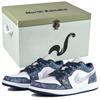 Jordan Air Jordan 1 NR Gift Low Top Vintage Basketball Shoes Men's Blue White 553558-141(Team679-S-BOX)