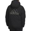 adidas Reversible Double-Sided Wear Long Sleeve Down Jacket With Back Logo Print Men Outerwear Light-Khaki Black IS0371