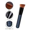 Foundation Brush 131 Flat Cheek Rubbing Cream Portable Makeup Angled Head Short Thick Soft Hair Suitable All Types Liquid Loose Powder
