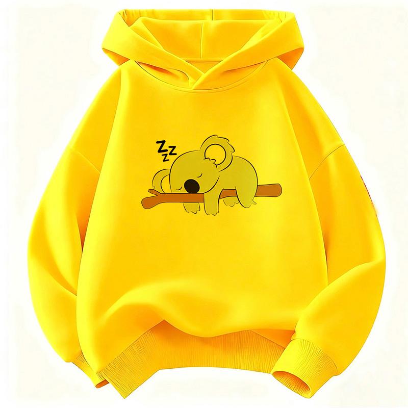 Kawaii Sloth Graphic Hoodie Kids Children's Sweatshirt Hoody for Boys Girls Cartoon Kawaii Casual Hoodies