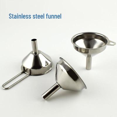 Tianlin Thickened 304 Stainless Steel Mini Funnel for Oil and Wine, Small Diameter Kitchen Separator