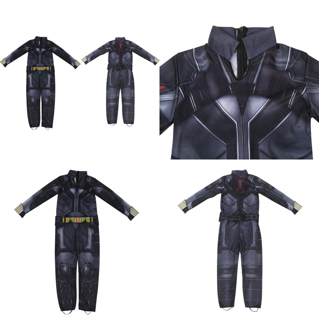 Superhero Kids Fancy Dress Black Widow Movie Classic Cosplay Costume