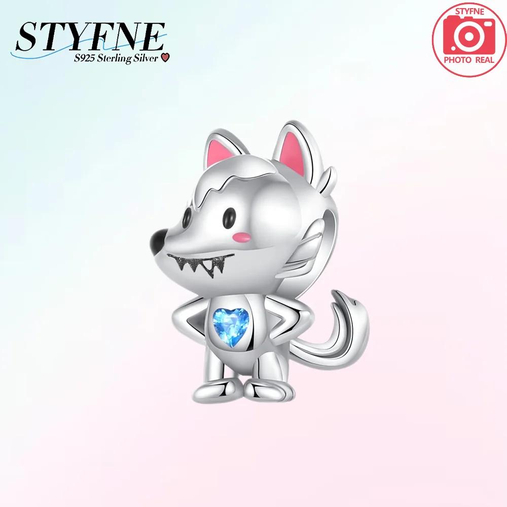 Original Orange Squirrel Cute Animal Pendant Bat Spider Beads Fit Braceletcopper Women Accessory Fine Gift Diy Jewelry