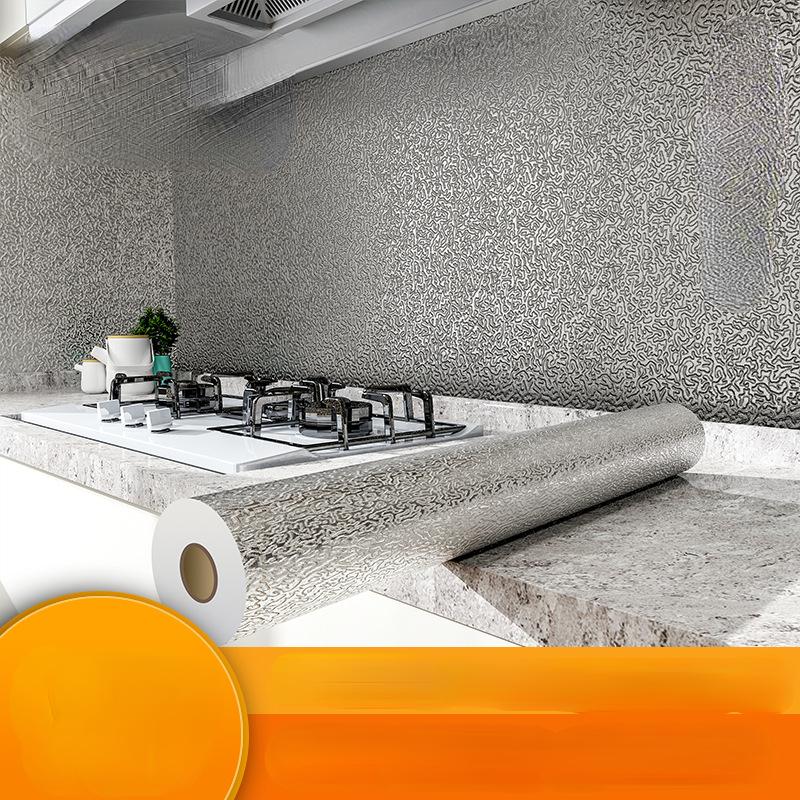 

Маслостойкие наклейки для кухни, плиты, шкафы, утолщенная бумага из алюминиевой фольги.