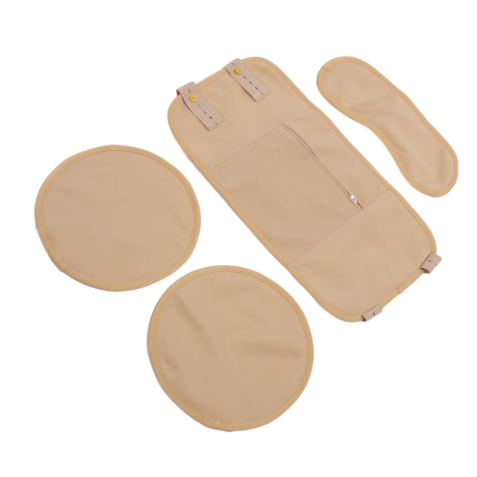 

Набор из 4 упаковок с касторовым маслом, регулируемые ремни, предотвращающие протекание, моющаяся многоразовая упаковка с касторовым маслом