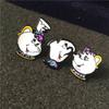 The Beauty And Beast Earrings Mrs Potter Teapot Girls Accessories Decorative