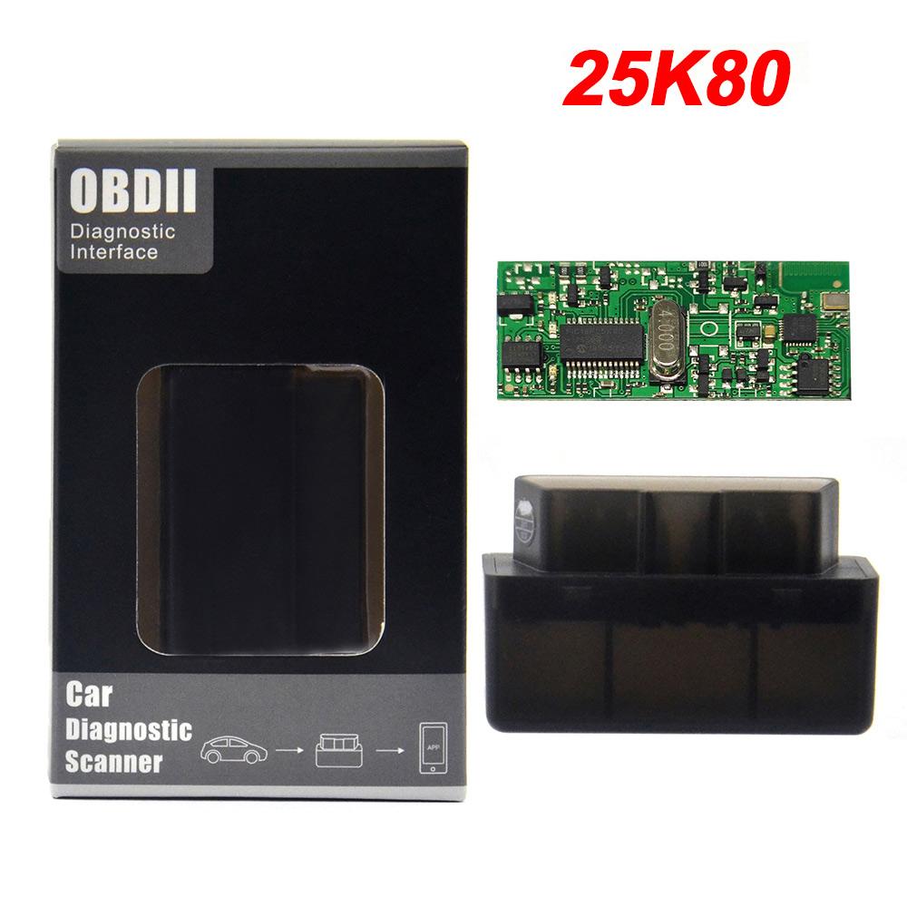 HOT!!!Really V1.5 Super MINI ELM327 Bluetooth Real PIC18F25K80 Version 1.5 OBD2/OBDII for Android Car Code Scanner Good Packing