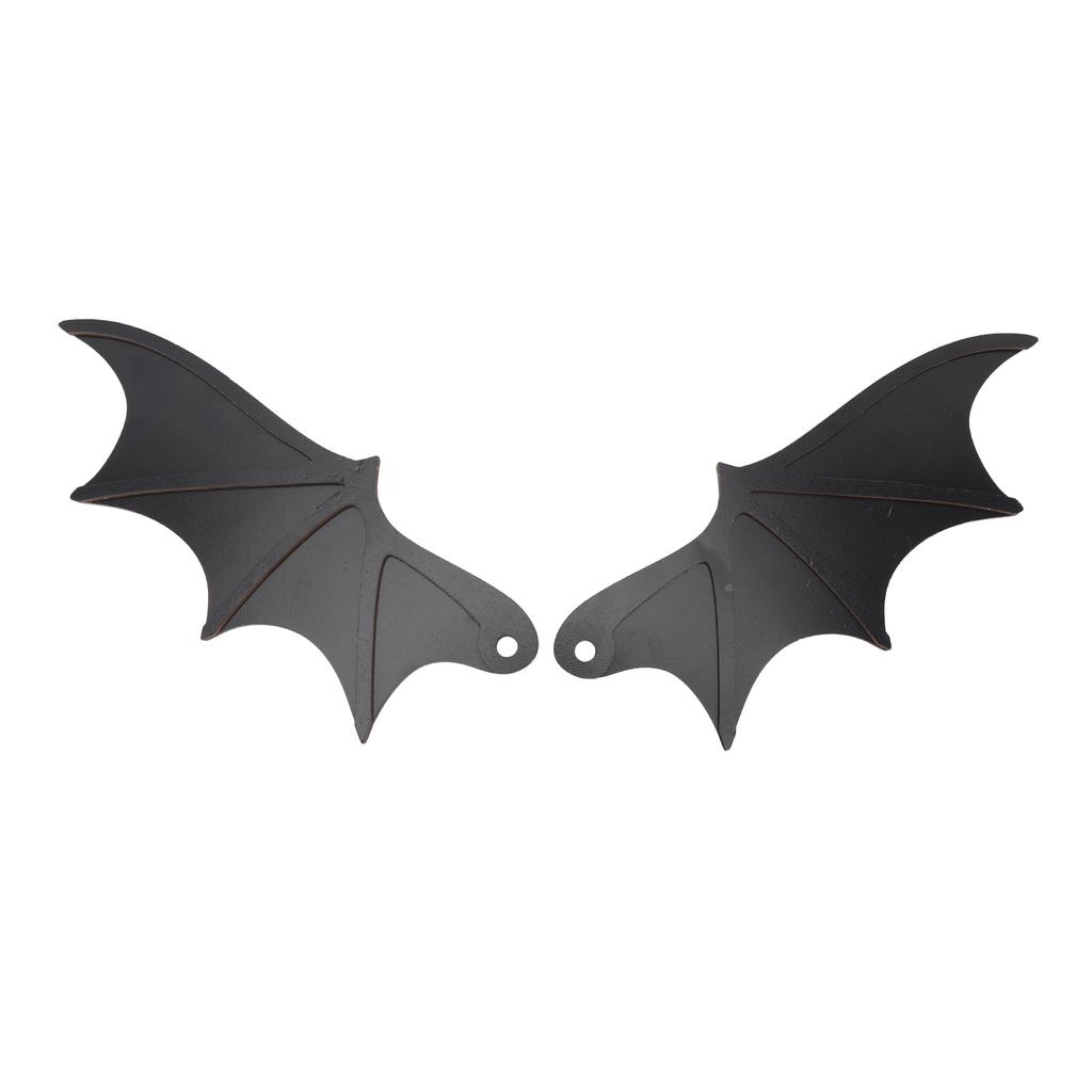 1 Paar Fledermausflügel Dekoration Holz Lustige Dekorative Fledermausflügel für Autokennzeichen Wand Party