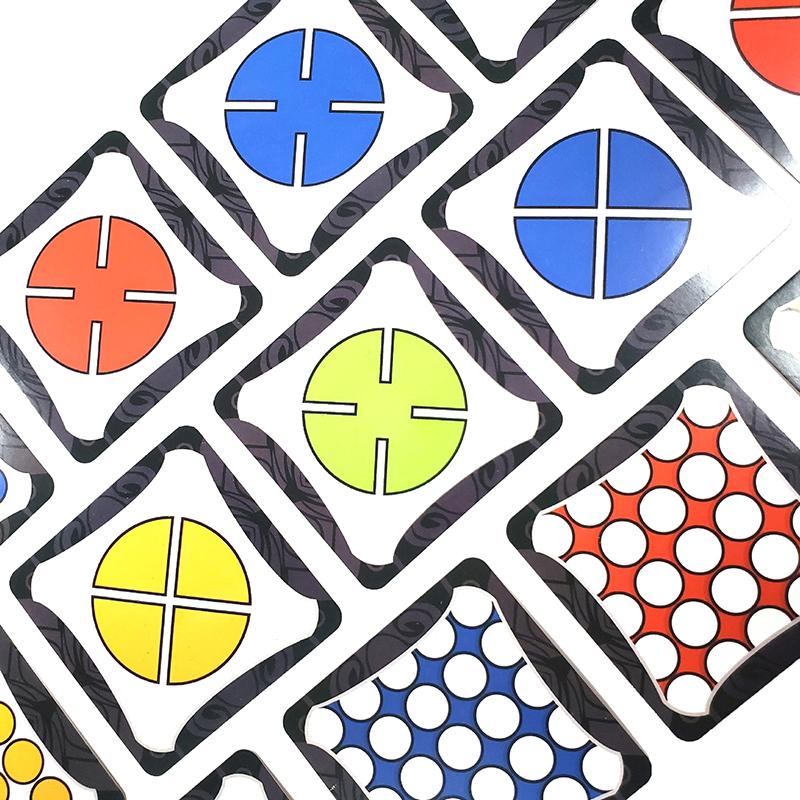 Domowa rozrywka Akcesoria DIY Gra planszowa Jungle Brązowy żeton z drewna Run Fast Pair Forest Speed Party Cards Game