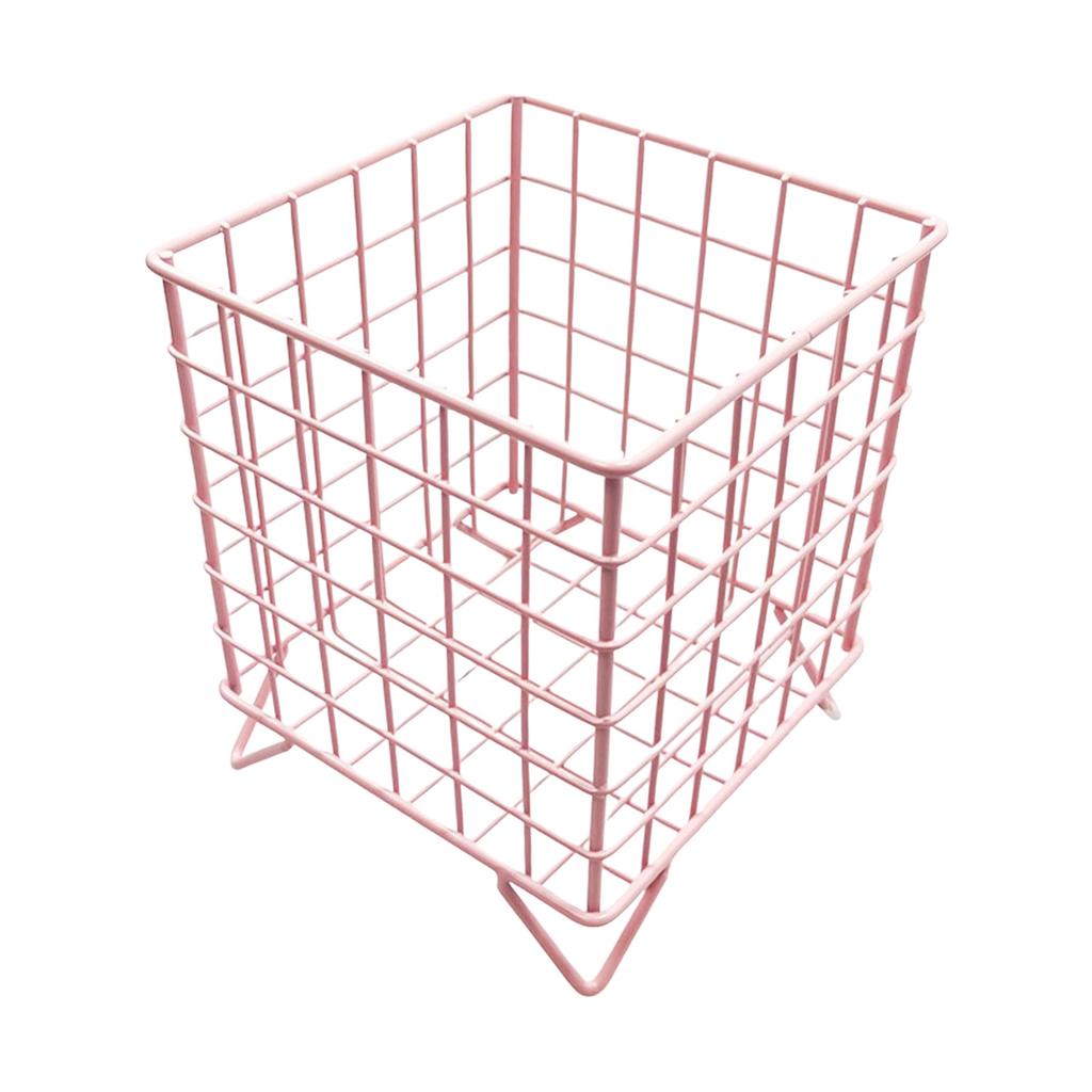 Ins Style Creative Iron Desktop Organizer Box Multi-purpose Storage Basket for Office Home Desk Accessories Stationery Supplies