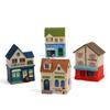Cartoon Resin House Ornament Desk Decor For Photography Props And Giving Gift