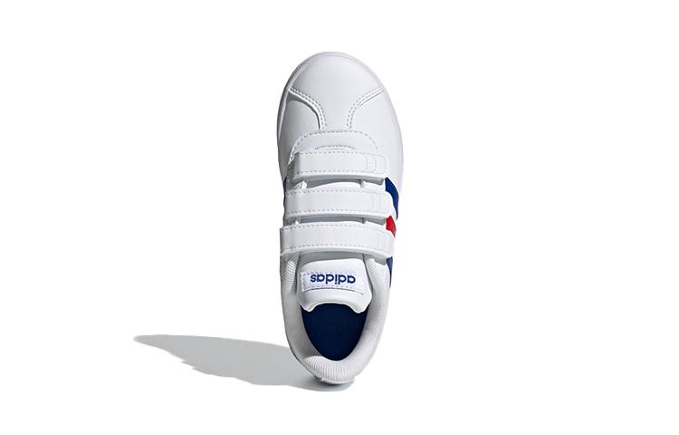 Adidas VL Court 2.0 J 'White Royal Blue Vivid Red' FY9273