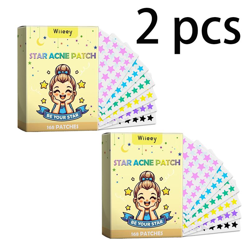WIIEEY Star Pimple Patch Fade Down Pimple Pimple Marks Clean Face Closed Acne Portable Cartoon Pimple Patch
