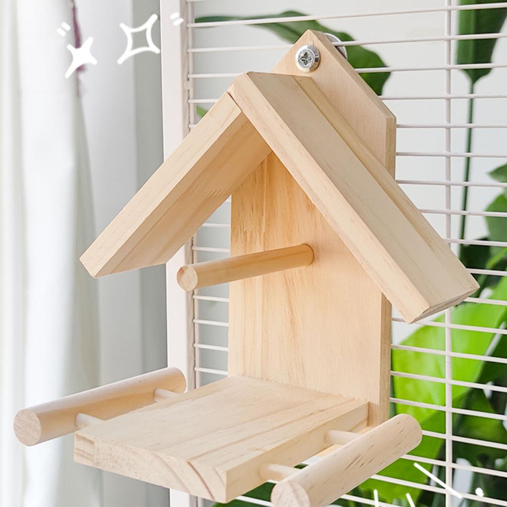 Bird Perch Feeder Molar Stand for Parrots Conure Supplies Budgies Grinding Scratchers for Small Medium Parrots Toy