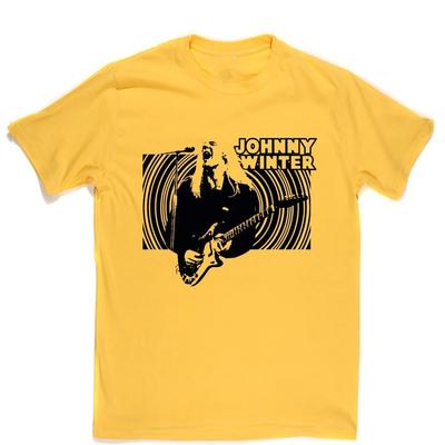 NEW Johnny Winter Yellow Cotton All Size S-5XL Gift For Fans T-shirt HD292 Unisex T-Shirt