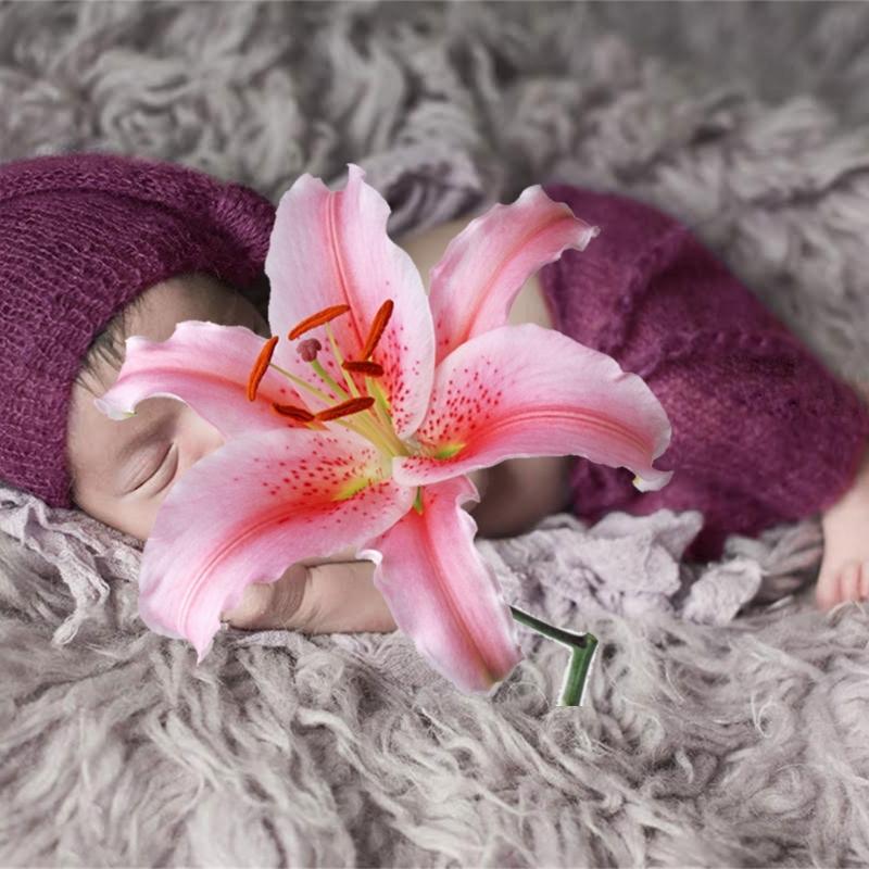 0-2 Monate Baby Foto Kleidung Strick Mohair Jumpsuit Mütze Neugeborenen Fotografie Kostüm Set Säugling Foto Outfit 2tlg