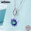 WOSTU 925 Sterling Silver Devil Flower Hanging Charm Grotesque Bee & Fish Hanging Bead Fit DIY Making Women Bracelet & Bangle Jewelry