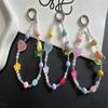 Sweet Tulip Heart Phone Charm & Keyring Accessory Set