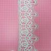 Unilateral Wide Milk Silk Water-Soluble Embroidery Lace White Hollow Barcode Clothing Curtain Lace Accessories Lace