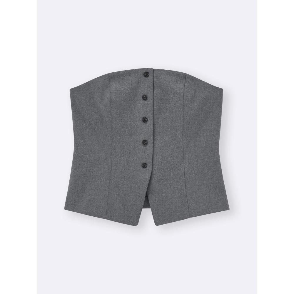 Uniqlo Gu Front Button Bustier