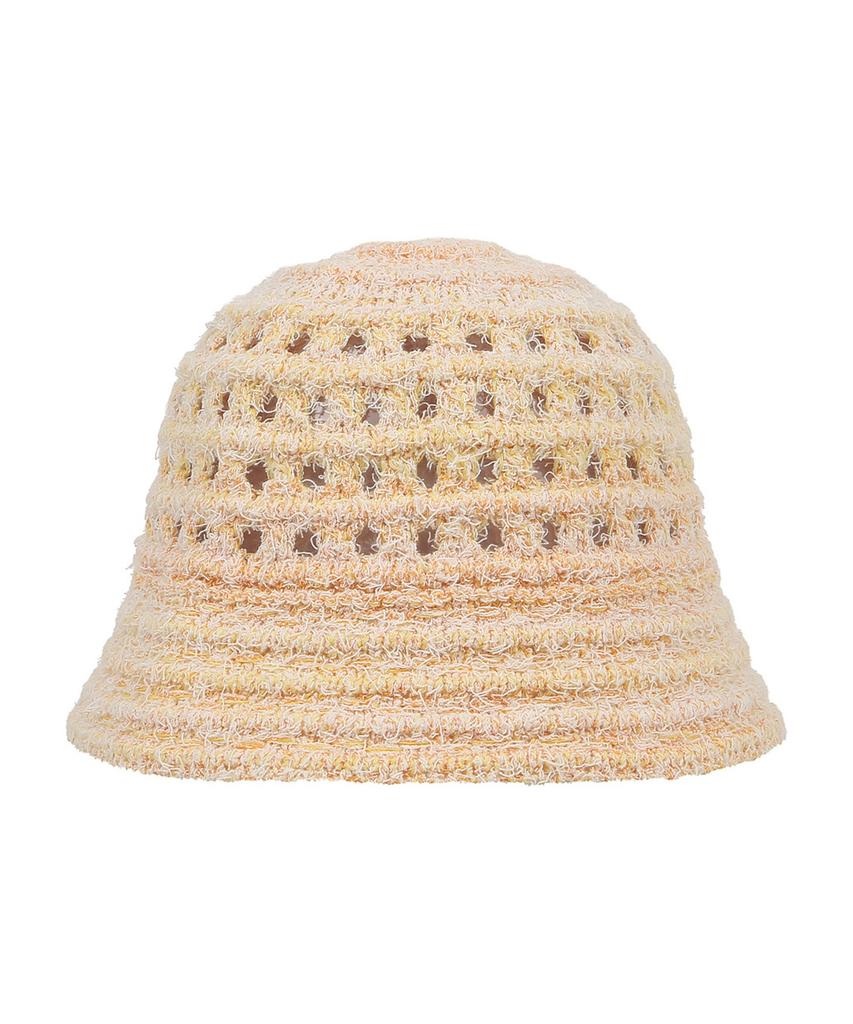 VANAKE Knit Hat With Woven Texture_Vb45Amm302Z