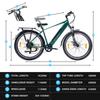 Electric Bike TTGO M310 27.5" Tires 500W Motor 48V15Ah Battery 25km/h Max Speed 100km Max Range