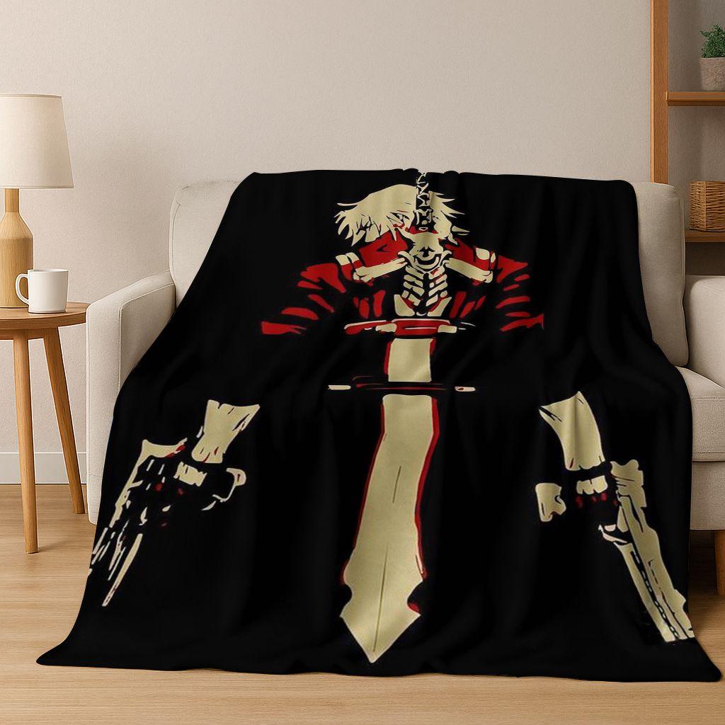 3D D-Devil May Cry DMC Hry Vergil Dante Flanelová deka, Teplá a útulná měkká přehozová deka pro domácí ložnici postel pohovku Dětský dárek