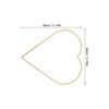 Heart Shaped Metal Wreath Frame Valentine Day Floral Arrangement Wire Hoop Wreath Decor for Home Party Wedding