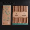 Yuan Sen Tai Japanese Chicken Wing Solid Wood Chopsticks Set - 10 Unpainted, Unwaxed Pairs for Home & Kids