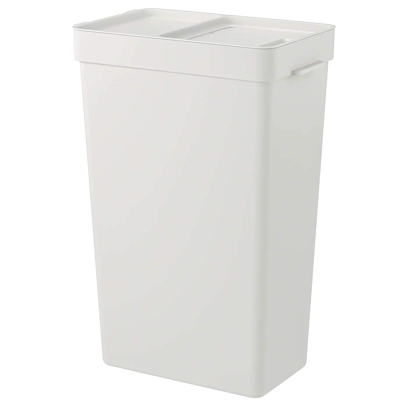 

HALLBAR Garbage bin with lid light gray 304.202.07 сірий колір