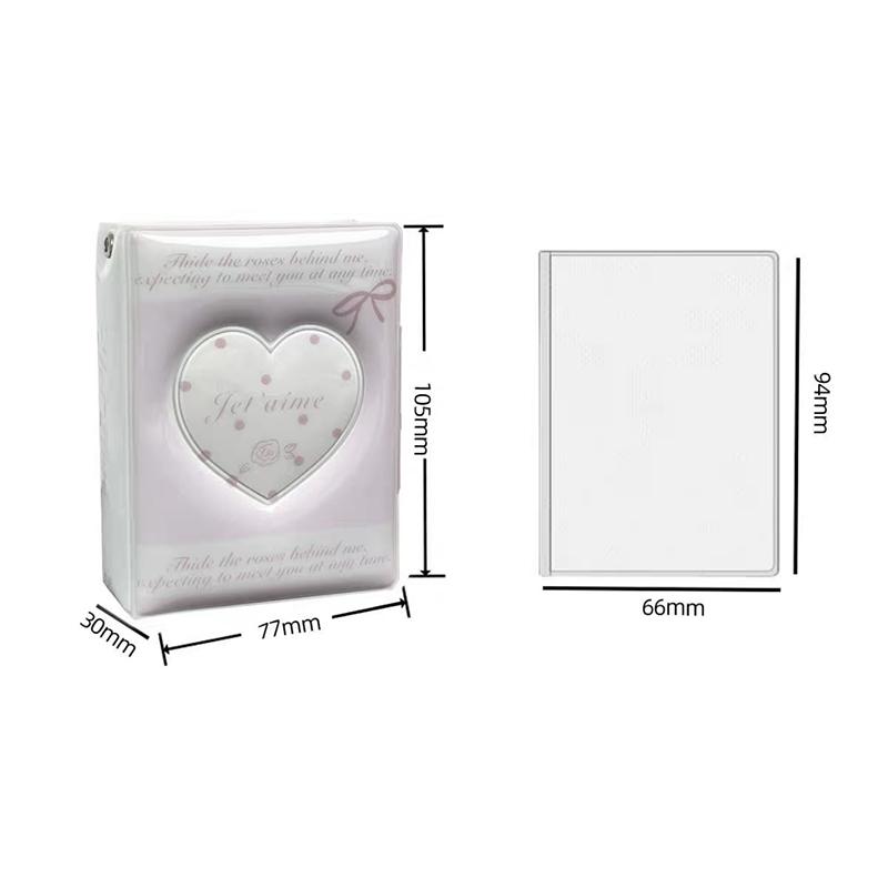 Lista Sympatii Zdjęcie Mały Portfelik na Karty Mini Album 3-3.5 Album Celebryty Książka na Karty Odpowiedni Do Przechowywania Małych Kart Celebrytów Anime