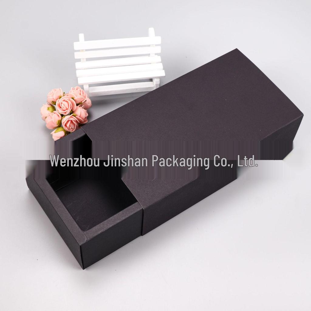 Custom Green Tea Kraft Paper Drawer Gift Box - Rectangular & Exquisite Packaging