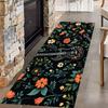 Piano Runner Hallway Rug, Black and White Piano Keyboard Notes Notebook Indoor Rug Non-Slip Washable Carpet, Dining Room Carpets