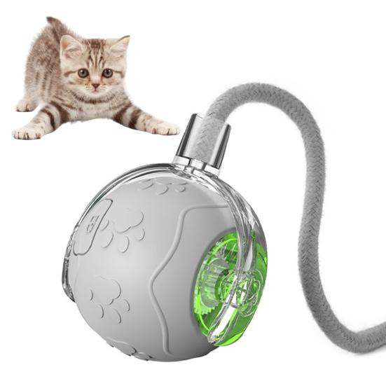 Interactive Cat Toy Ball Indoor Cats Intelligent Rolling Ball Automatically Changes Direction Fun Kitten Toy for Bored Indoor Cats Dogs Chasing