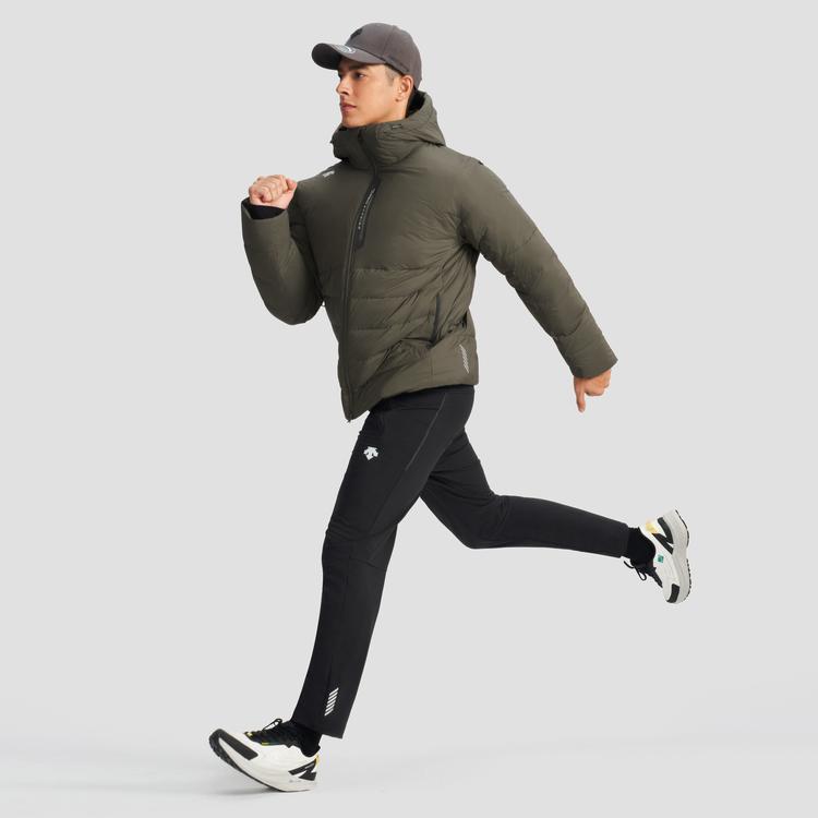 DESCENTE Down Jackets Men's Hooded Moderate Down Jacket D3431RDJ46