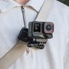 MultiDirectional Backpack Strap Mount Clip for Camera Clip Outdoor Photography for 0.5-10mm Thickness Strap Use