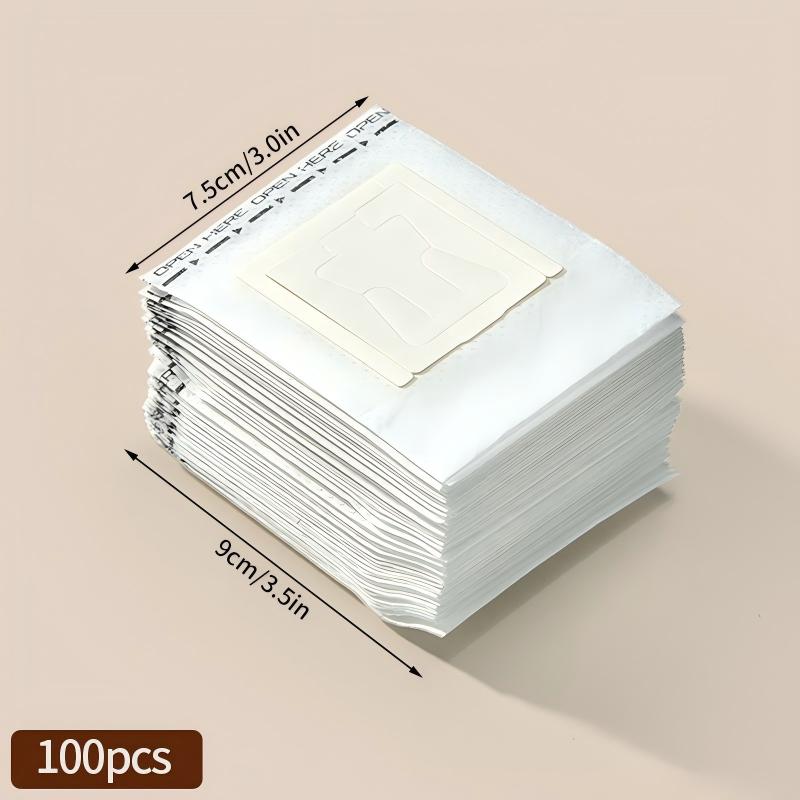 30/50/100Pc Coffee Filters Disposable Coffee Fliter Bags Portable Hanging Ear Style Filters Eco-Friendly Paper Bag Coffee Making