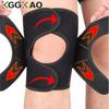1 st Justerbart Kompressionsknäskydd För Smärtlindring i Knät – Neoprenknäskydd För Träning, Löpning, Öppet Knäskålsskydd