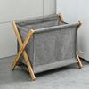 Dirty Clothes Basket with Durable Frame Large Capacity Laundry Hamper Bottom Heightening Mildew And Slip Resistant Laundry Storage Bin