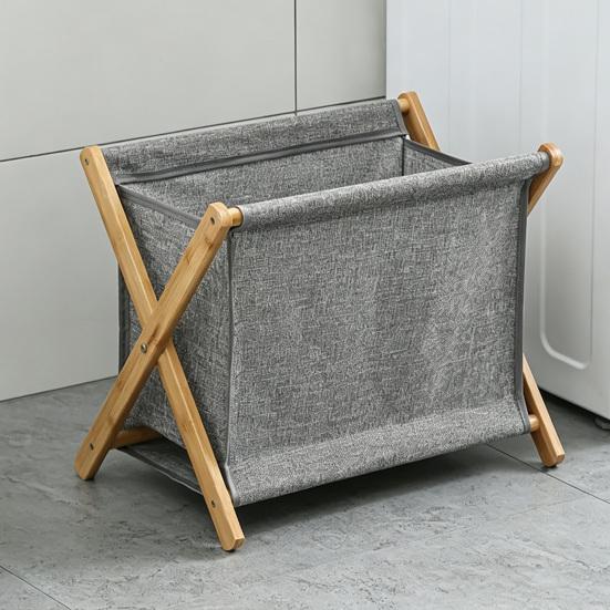 Dirty Clothes Basket with Durable Frame Large Capacity Laundry Hamper Bottom Heightening Mildew And Slip Resistant Laundry Storage Bin