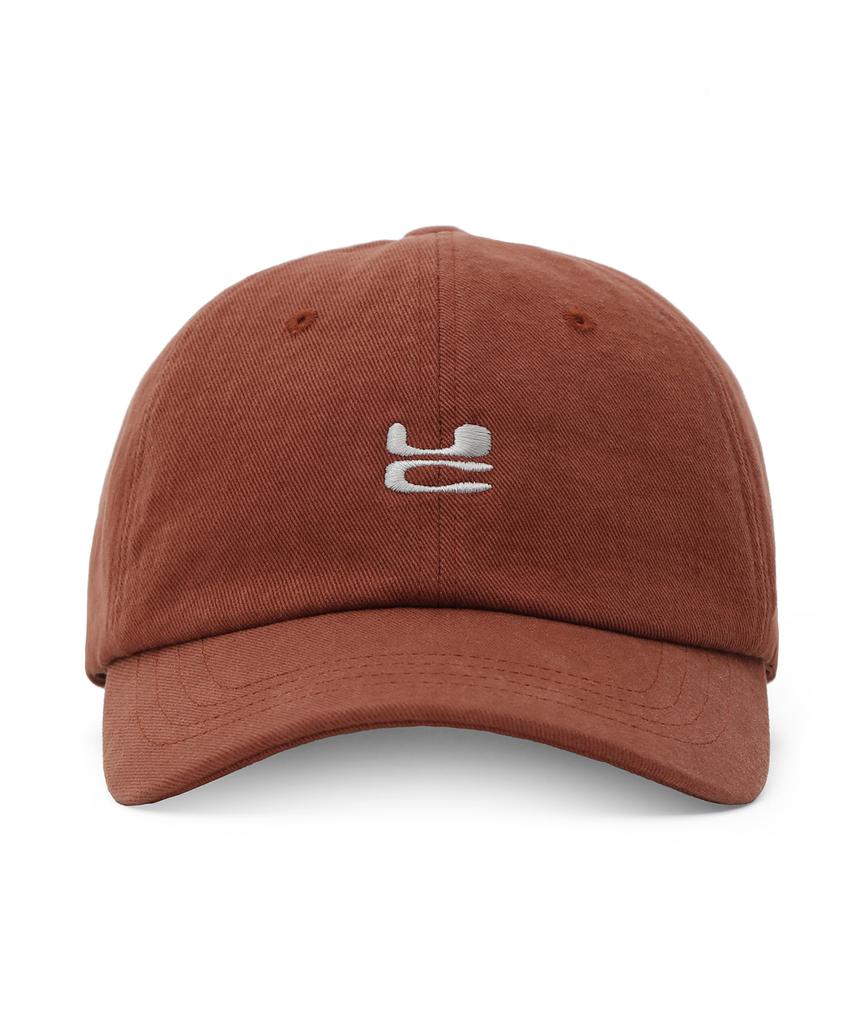 Eondeokeonteulol Four Seasons Cotton Logo Embroidered Basic Soft Top Unisex Ball Cap Uc / Washed B B / Brick