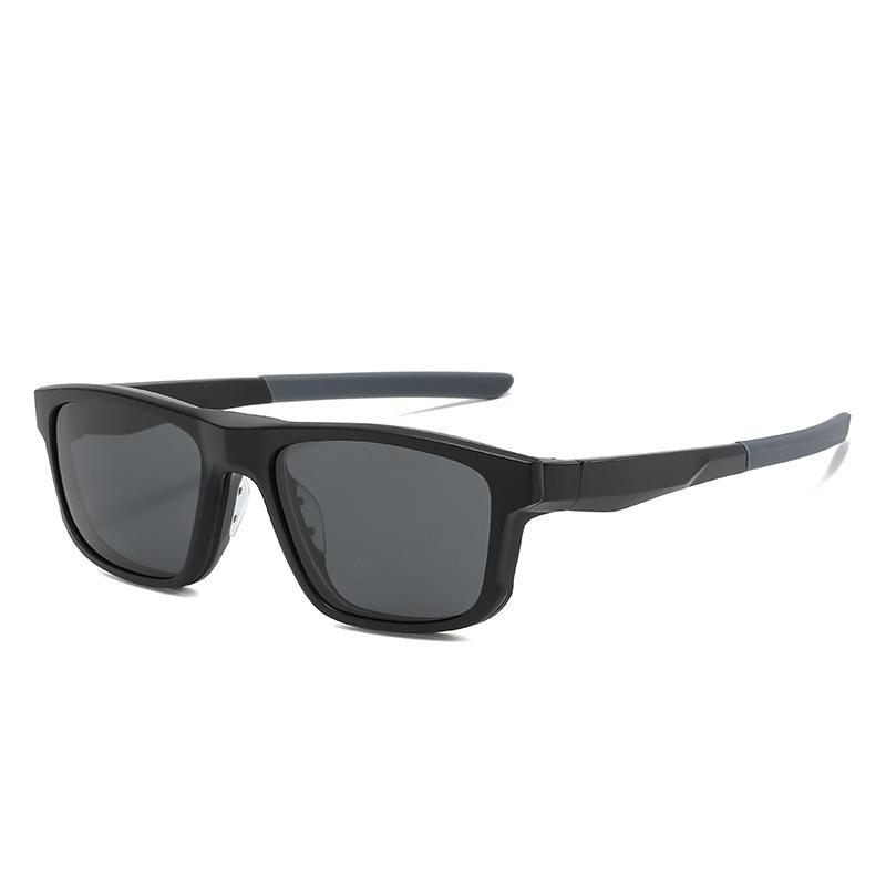 6 In 1 Polarized Sunglasses Men Women Magnetic Clip On Glasses TR90 Optical Prescription Eyeglass Frames Magnet Clips