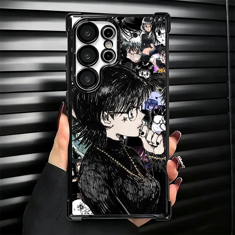 Hunter X-Hunters Shizuku Plating Phone Case For Samsung Galaxy S24 S25 FE S26 Edge S23 Ultra S22 S21 Plus S20 Anti-Fall Airabag