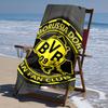 Proof Beach Towel with Borussia Dortmund Pattern - Soft,absorbent,quick-drying,machine Washable - Perfect for Swimming,camping,bathing
