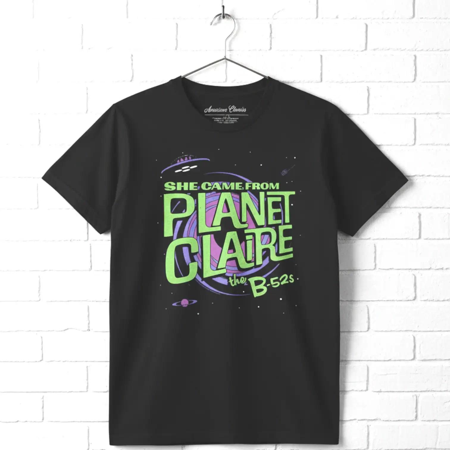 The B52s Planet Claire Men s T Shirt Debut Album Song Pop Rock Downtown Merch XXXXL