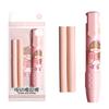 Pen Style Erasers Retractable Mechanical Erasers with Replacement Refills School Office Supplies Cartoon Pushable Eraser
