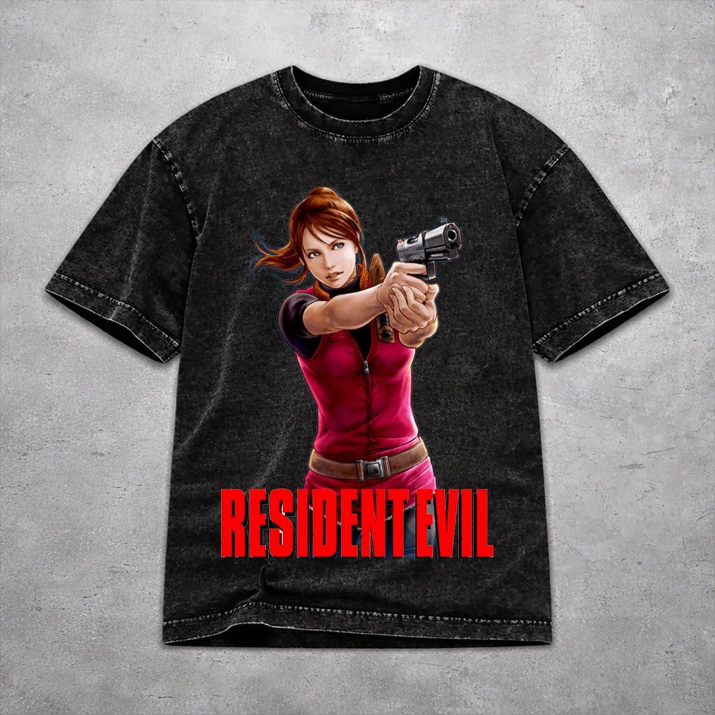 Claire Redfield T Shirt Harajuku Style For Men Women 100 Cotton Tshirts Tee Tops