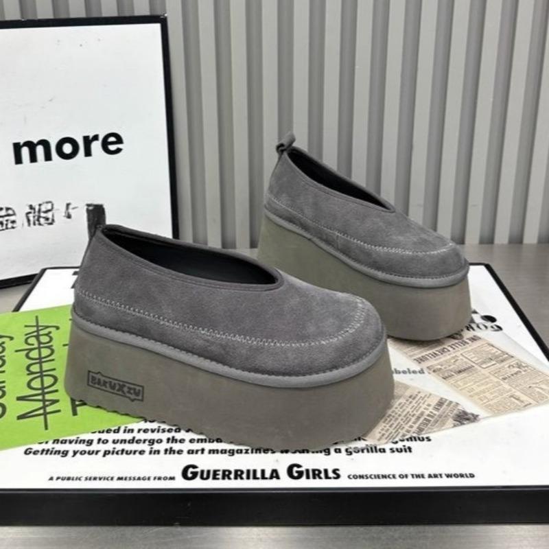 Fashion Platform Flats Sandals Women Sneakers Shoes Casual Loafers 2025 Trend Designer New Spring Suede Comfort Walking Zapatos Mujer