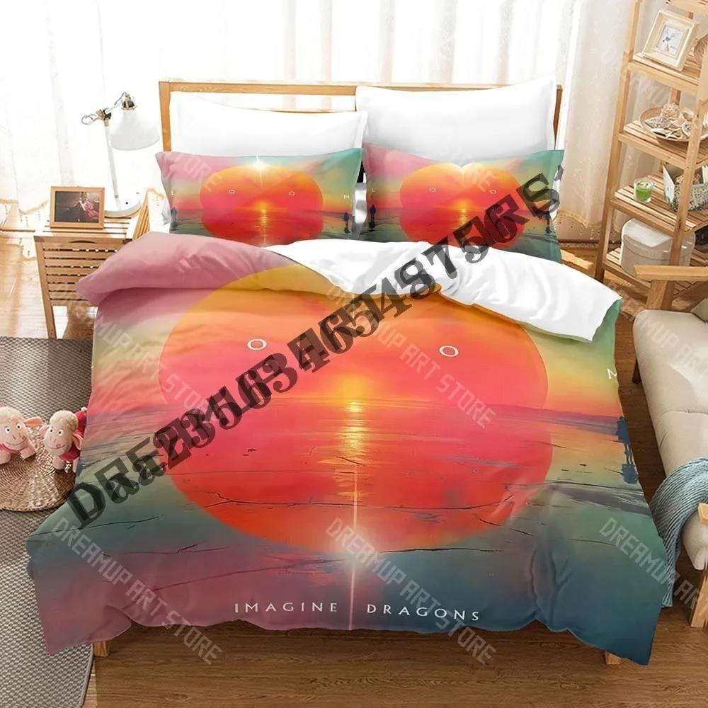 3D Print Imagine Dragons Loom Tour Bedding Set Single Twin Full Queen King Size Bed Set Adult Kid Bedroom Duvetcover Sets