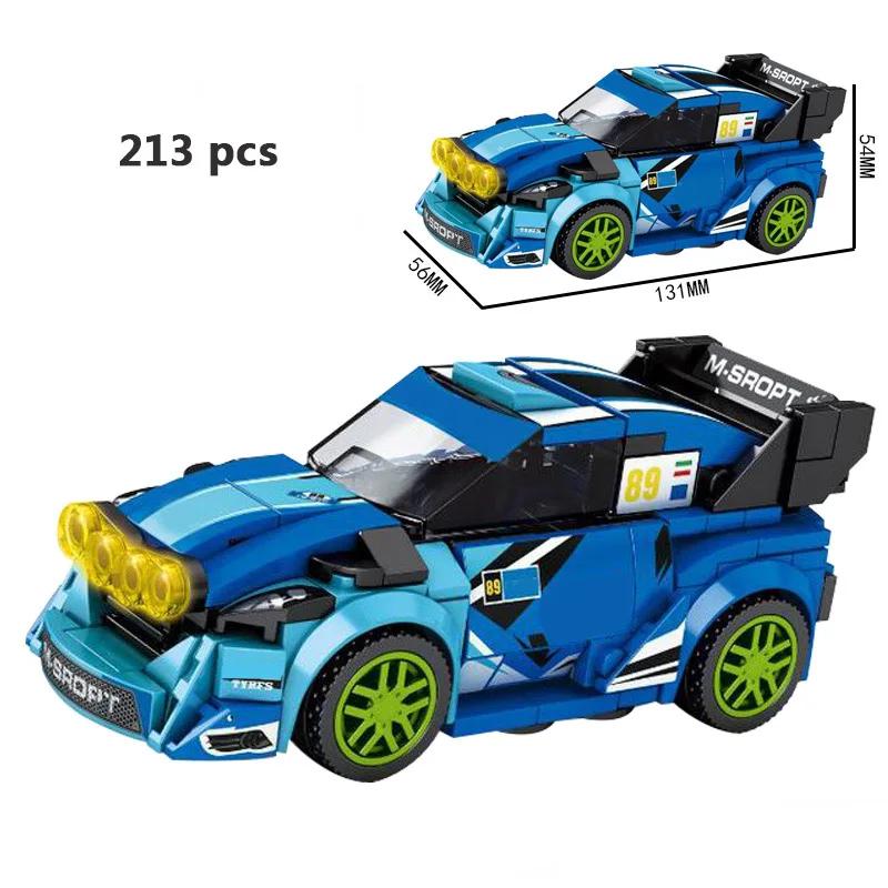 For Technical City Speed Champions Sports Car Racing Car Super Racers Figures Building Blocks Bricks Garage Toys Gifts Friends